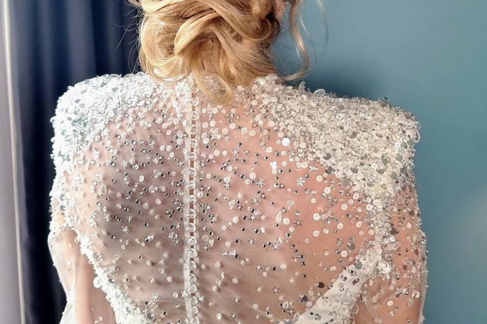 Beautiful Bridal hairstyle