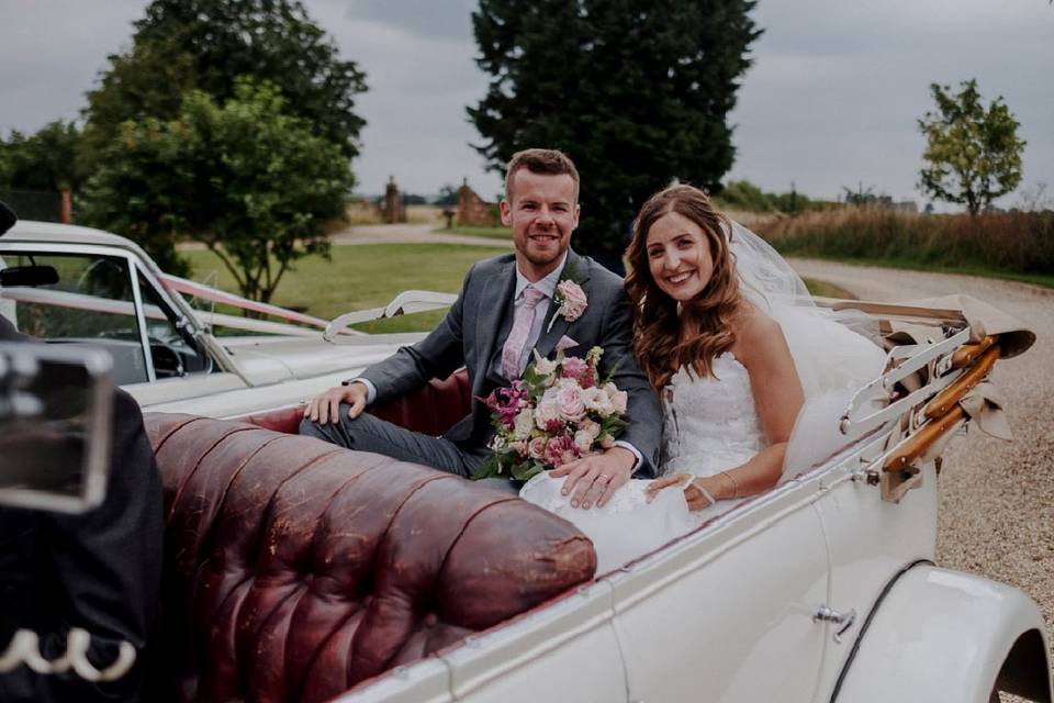 Vintage Car Arrival