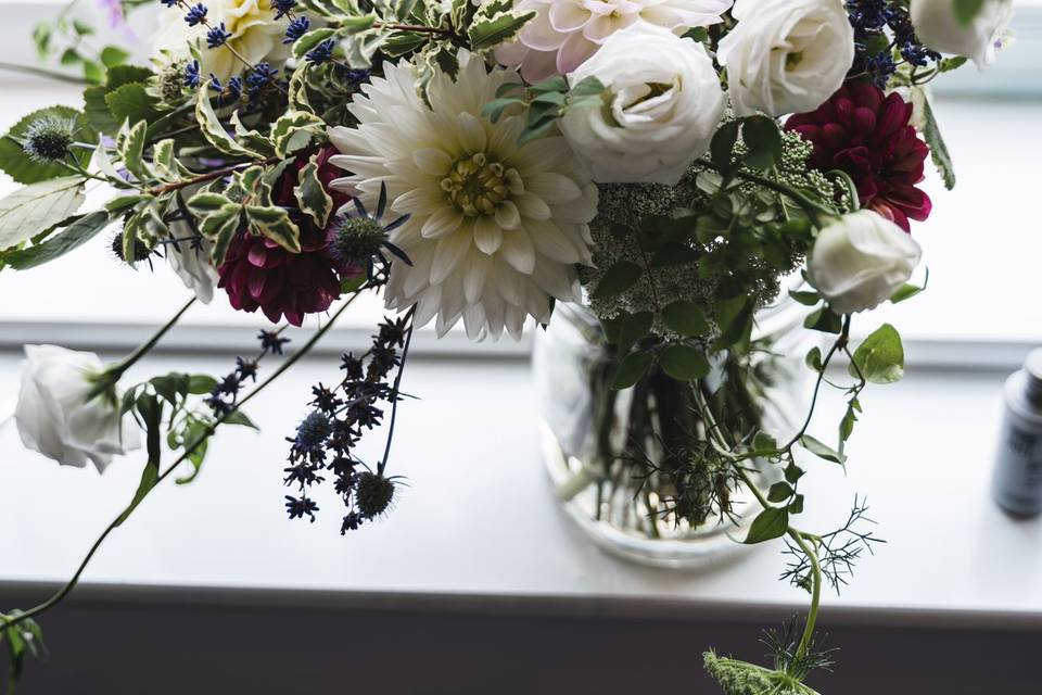 Bridal bouquet with Dahlia