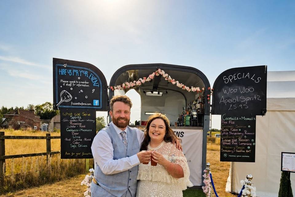 Bride and groom