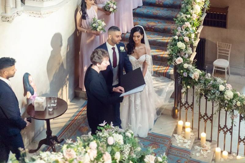 Bridesmaid Staircase