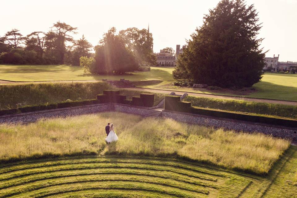 The sunken gardens