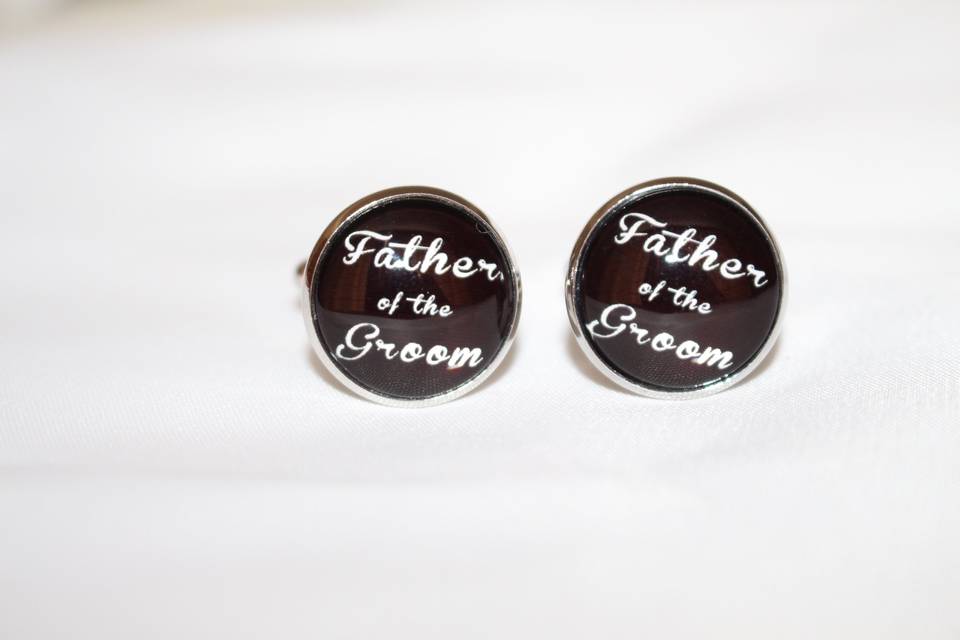 Cufflinks - Father of the groo