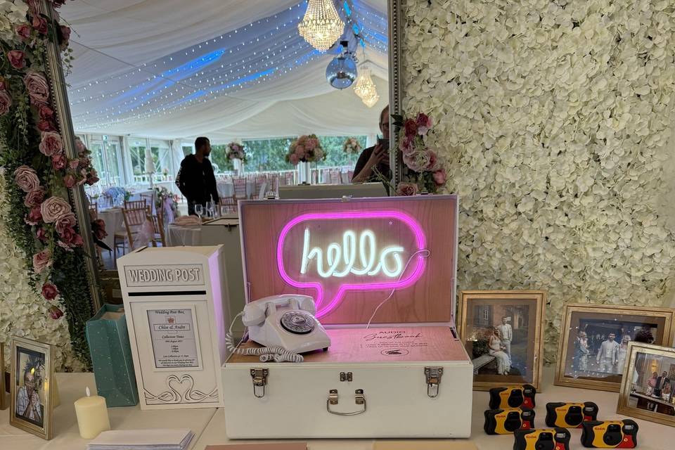 Audio guest book