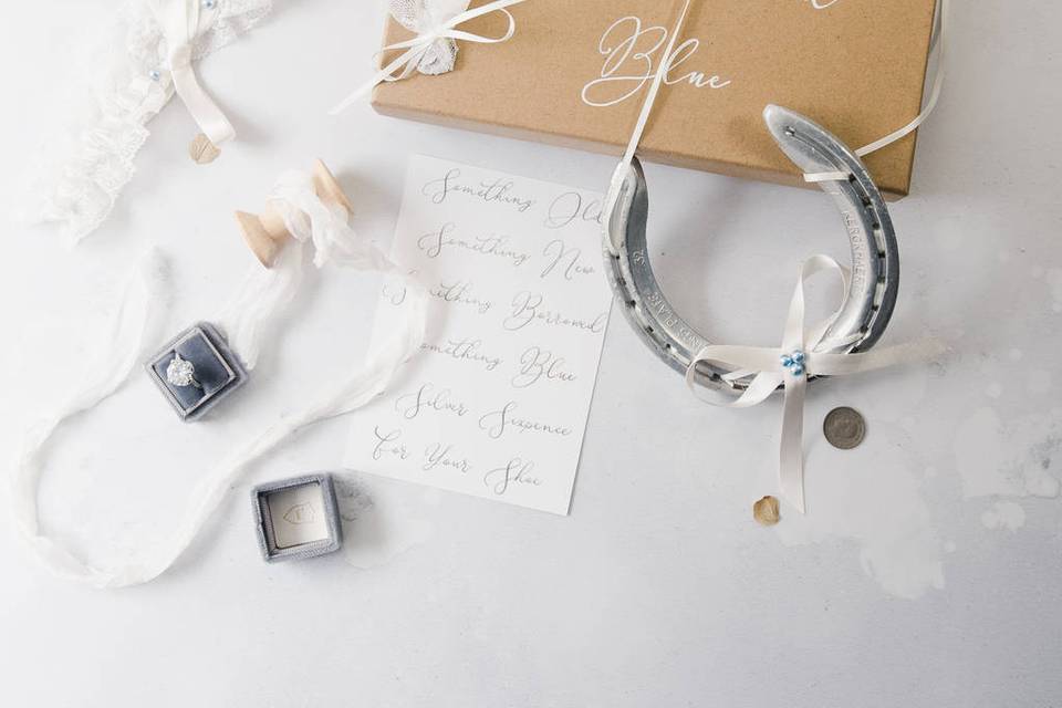 Something old/blue gift set