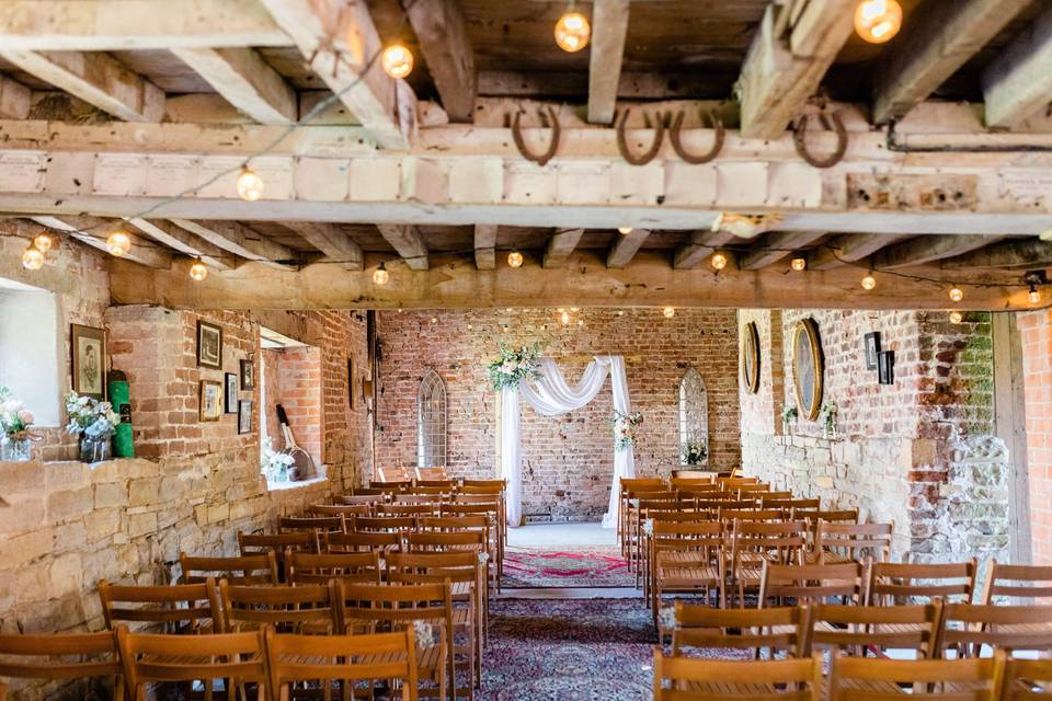 Ceremony in Potting Shed