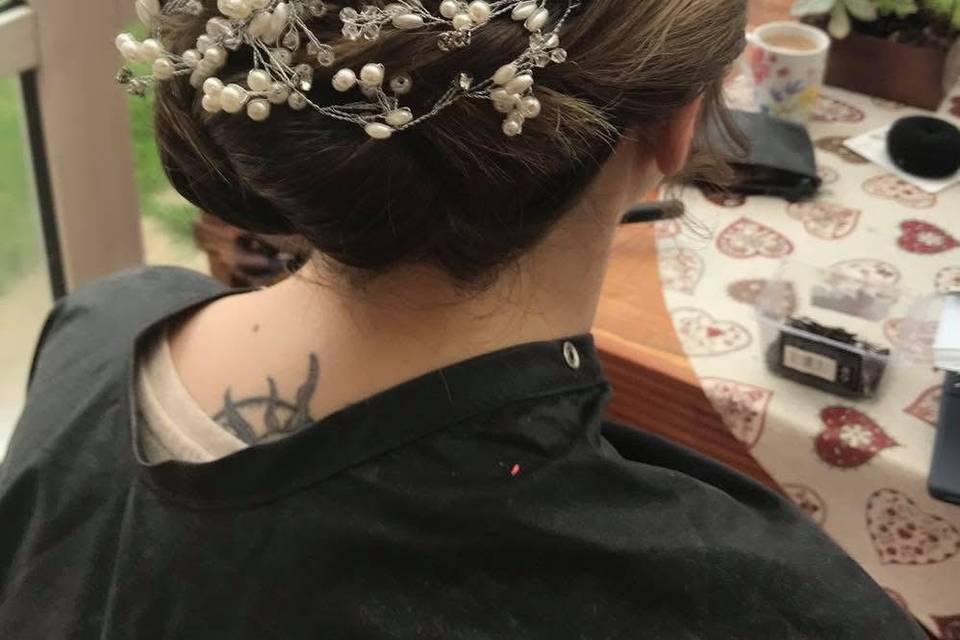 Bridesmaid hairstyle