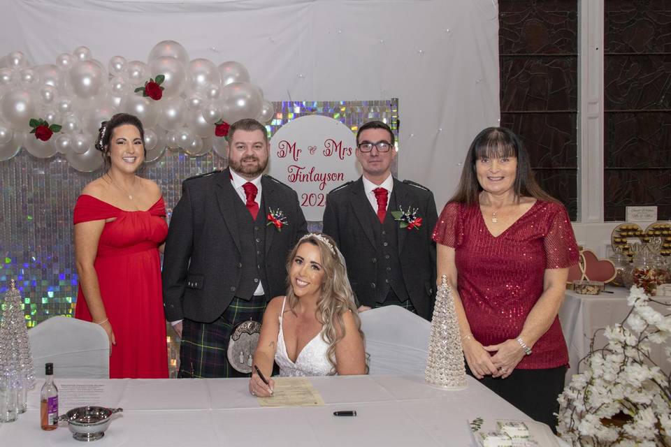 The moment the paperwork is si