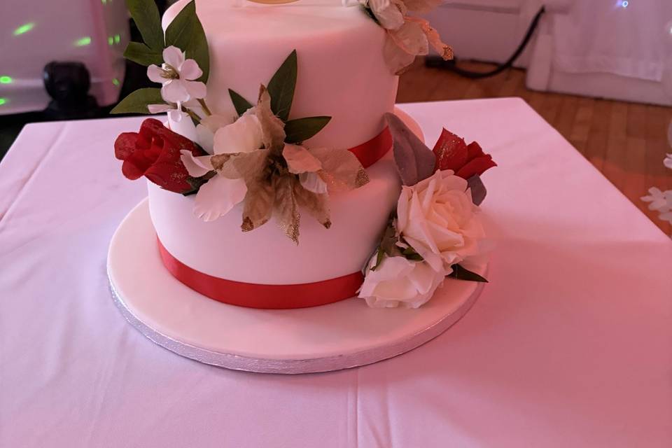 A centrepiece made for celebra