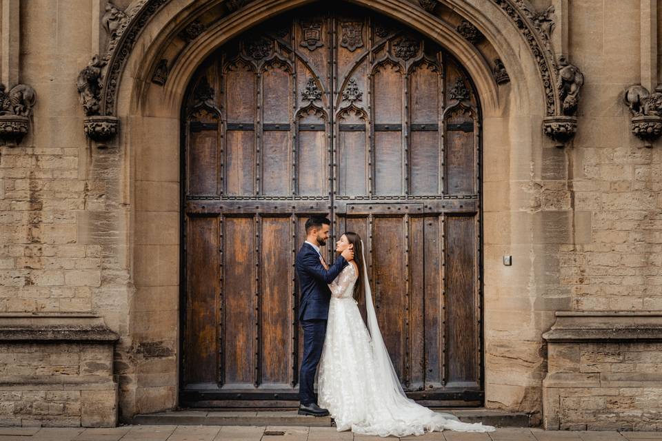 Contemporary Oxford wedding
