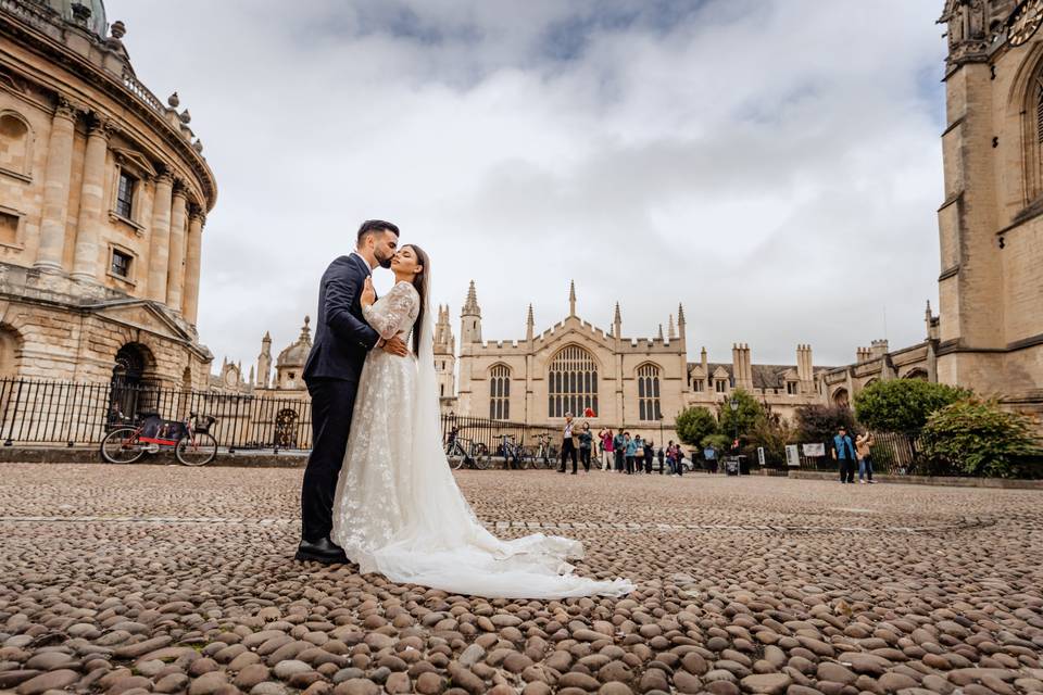 Oxford street wedding