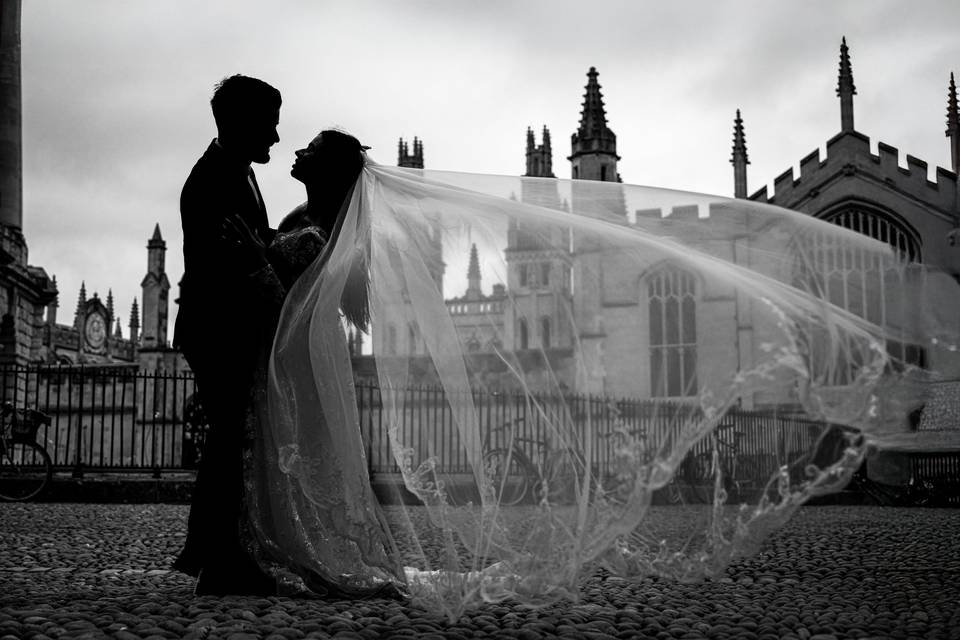Cinematic Oxford wedding
