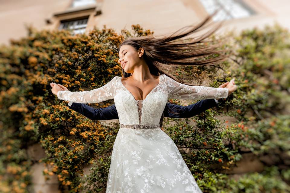 Expressive bride Yorkshire