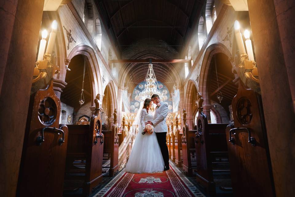 Leeds Romantic church ceremony