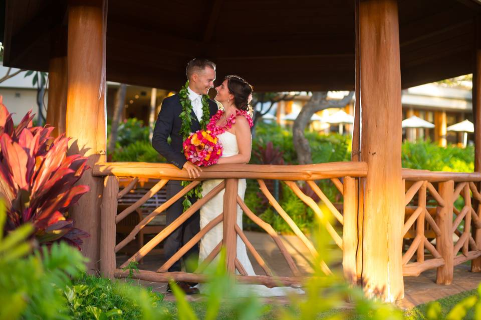 Bride and Groom beach wedding