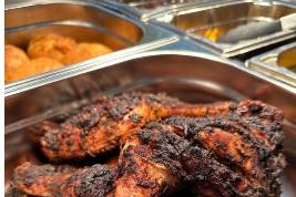 Tray of Jerk Chicken