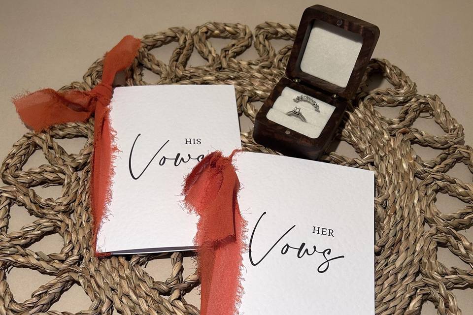 Vow cards