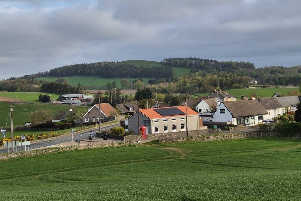Looking towards the hall