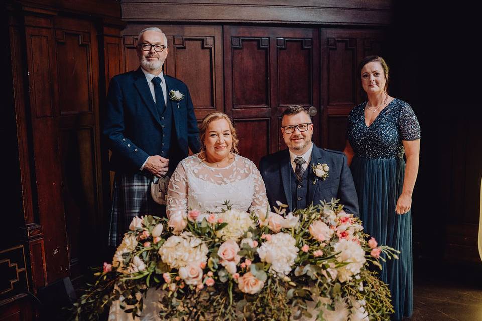 Ceremony table vibes