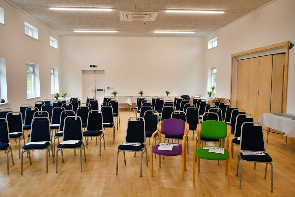 Main Hall with seating