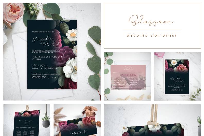 Blossom Wedding Stationery