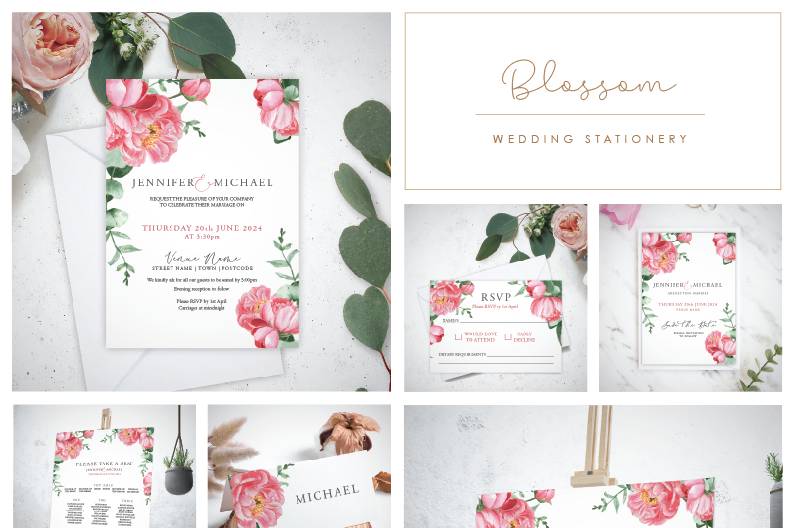 Blossom Wedding Stationery