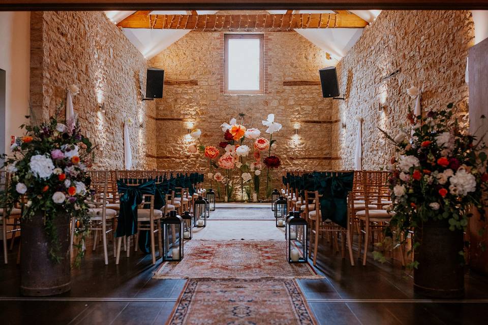 Ceremony room at Huntsmill