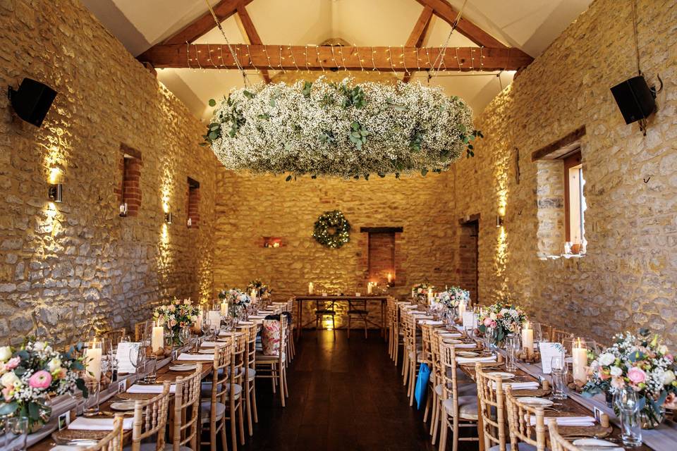 Wedding breakfast at Huntsmill