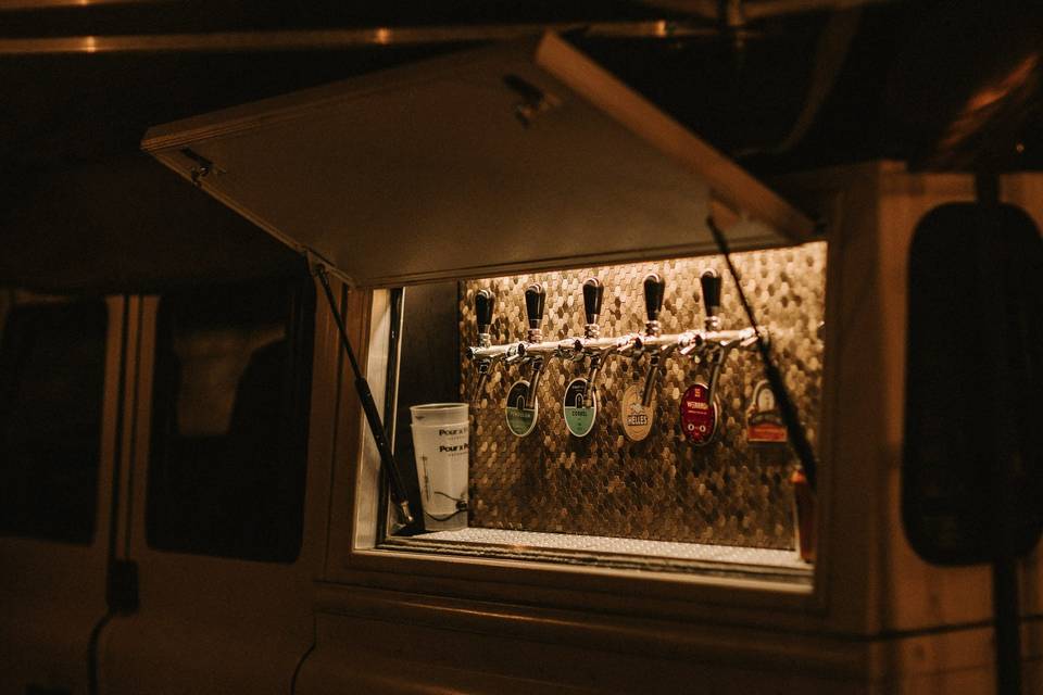 6 draught beer lines