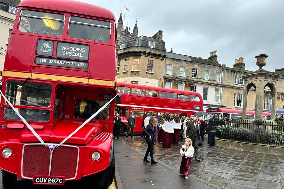 Double bus wedding