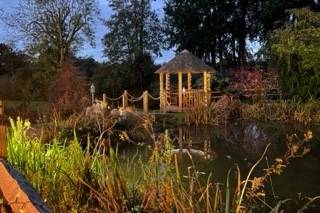 Gazebo at night