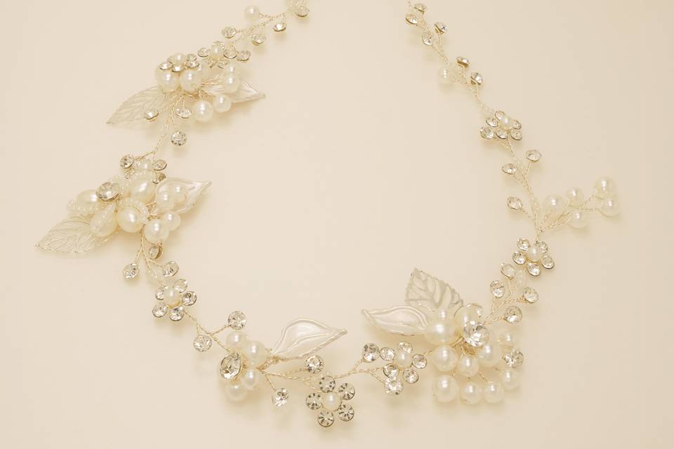 Vintage Silver Hair Vine