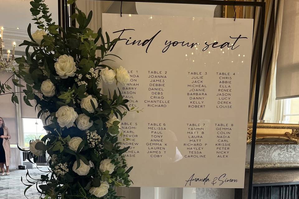 Seating Plan