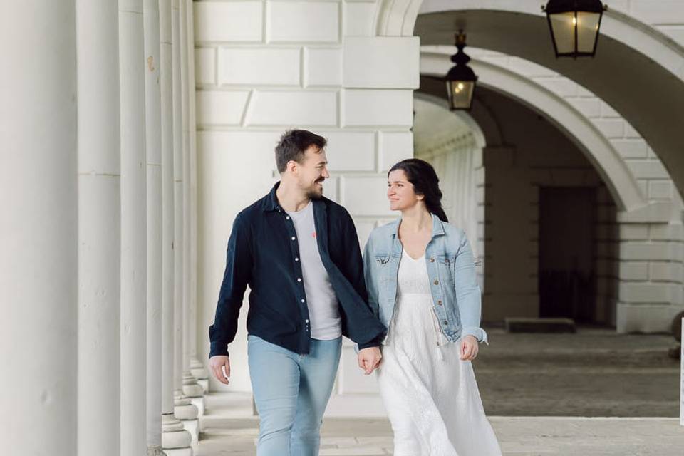 Engagement Photos in Greenwich