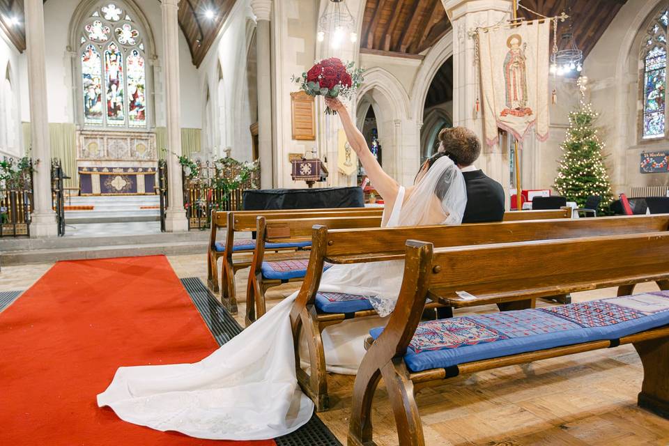 Elegant Church to Barn Wedding