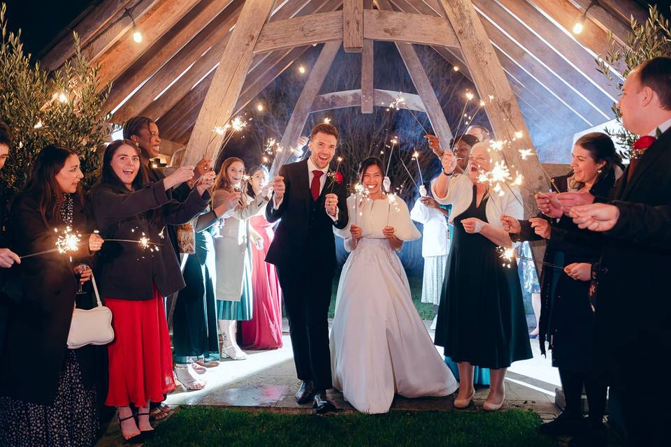 Elegant Church to Barn Wedding