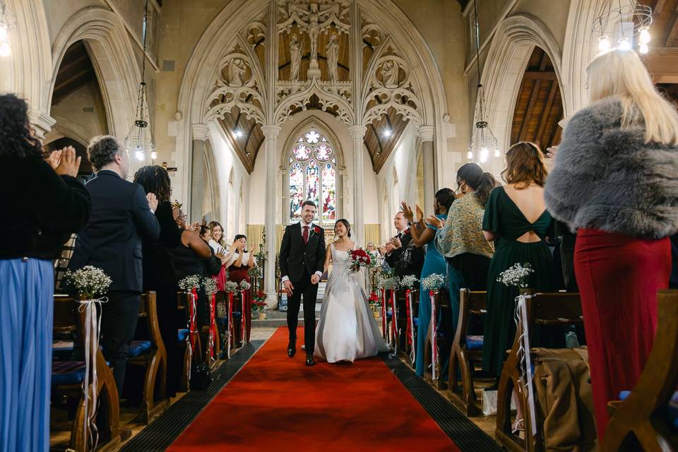 Elegant Church to Barn Wedding