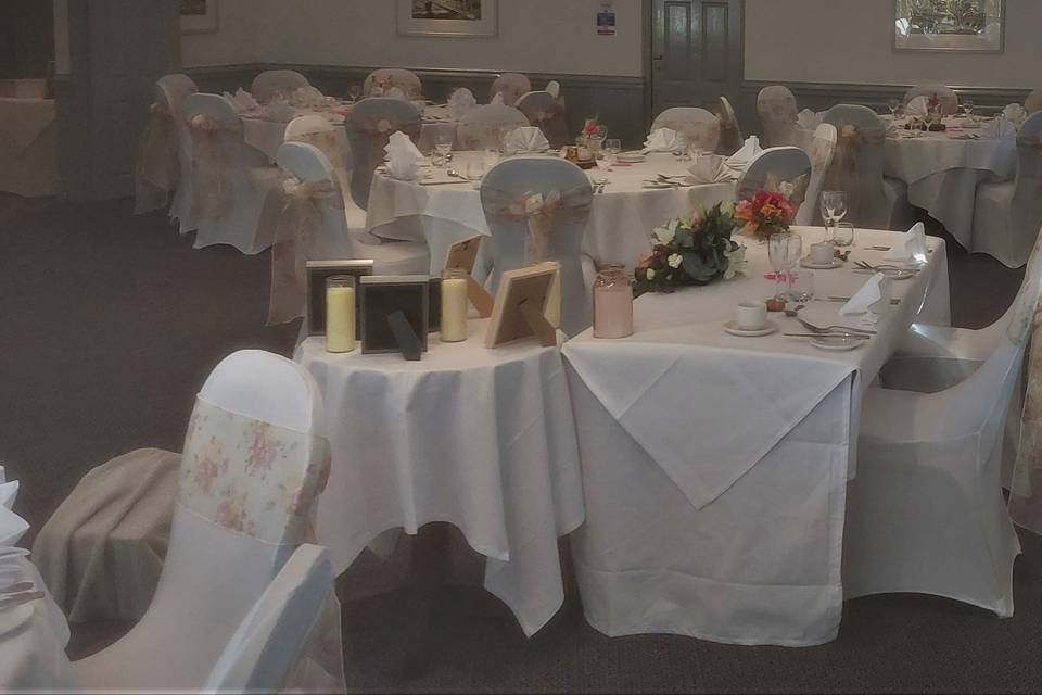 The room with our chair covers