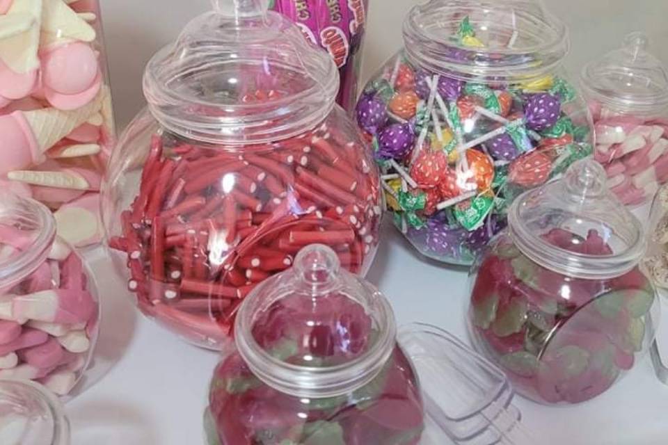 Sweets and jars