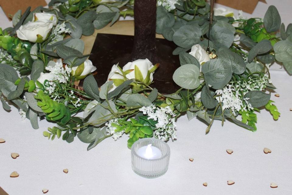 Blossom tree base centrepiece