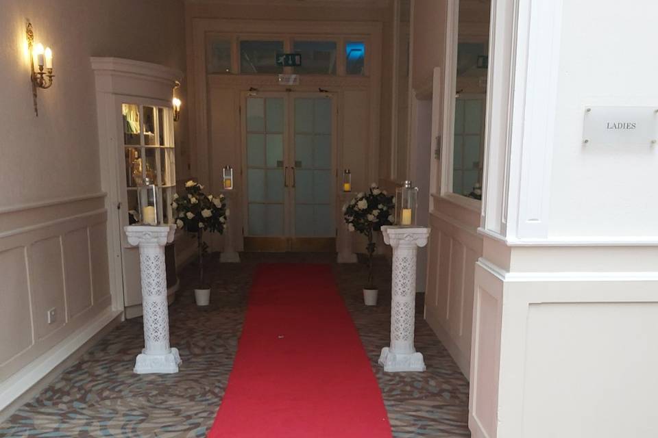 Reception aisle