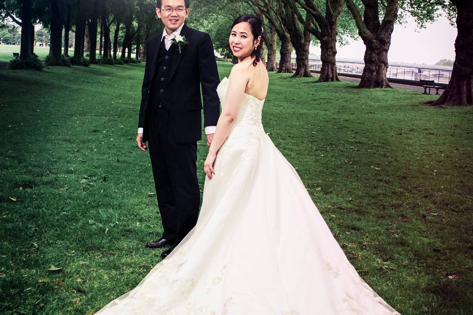 Chinese couple wedding photos