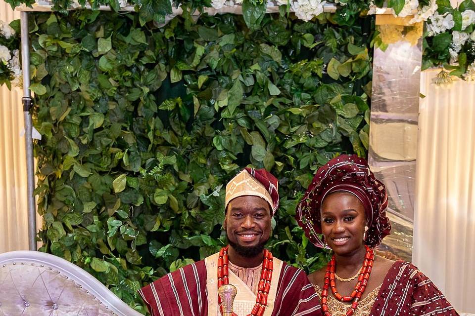 Nigerian Couple's Wedding