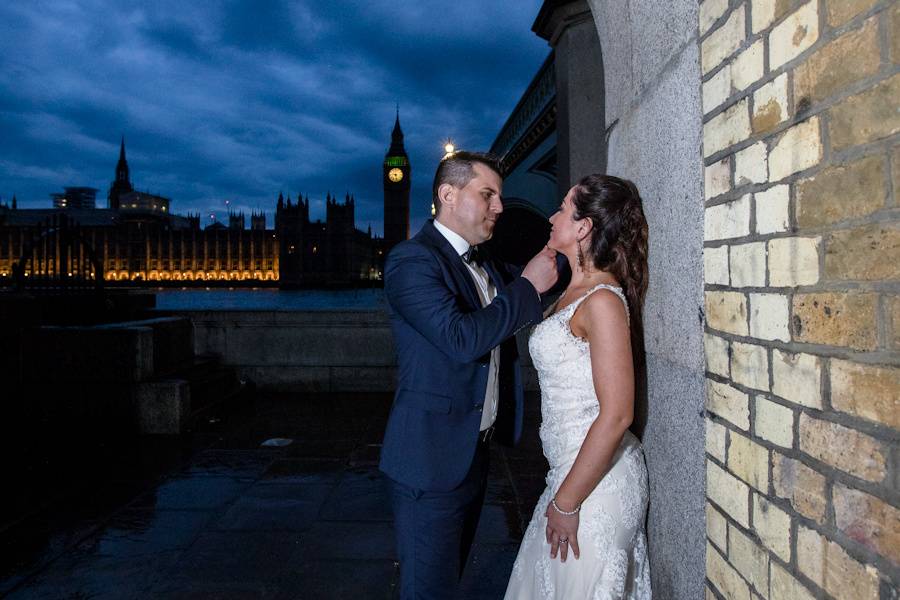 Wedding photo in London