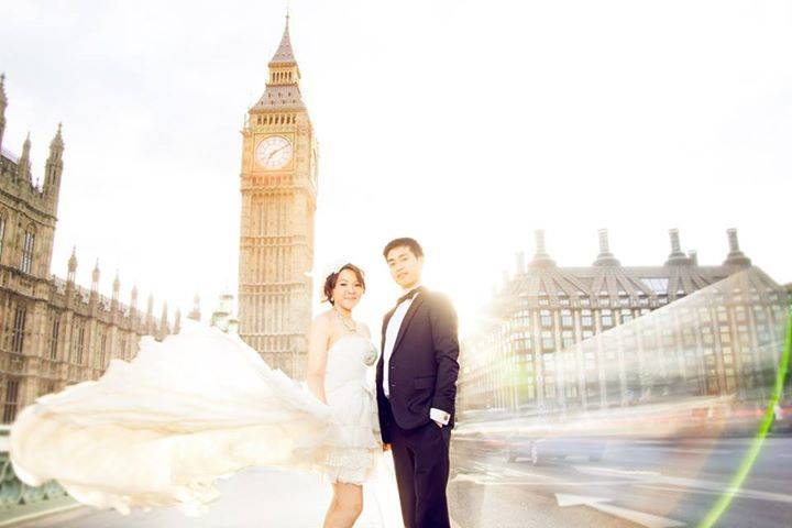 Pre-wedding photos in london