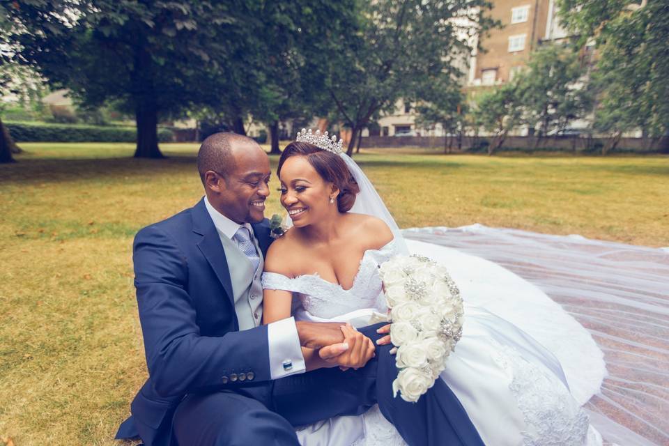 Nigerian Couple Wedding Day