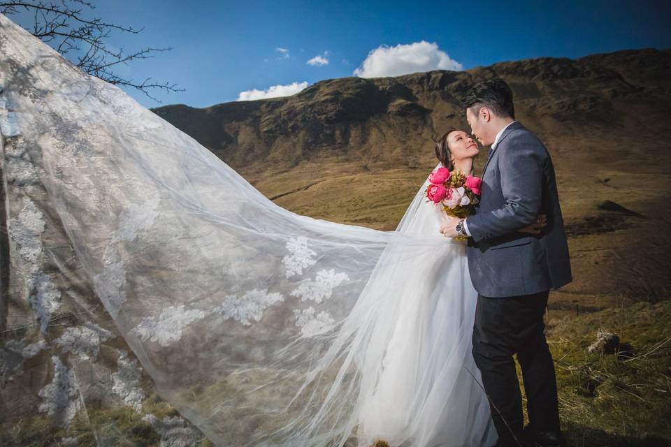 Pre-wedding in lake district