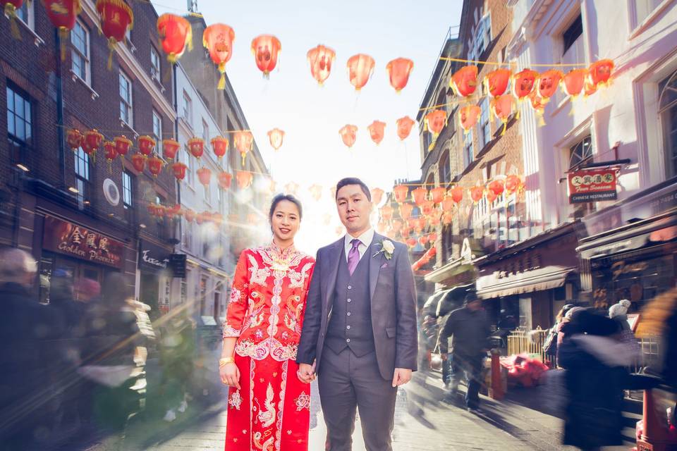 Wedding in chinatown, london