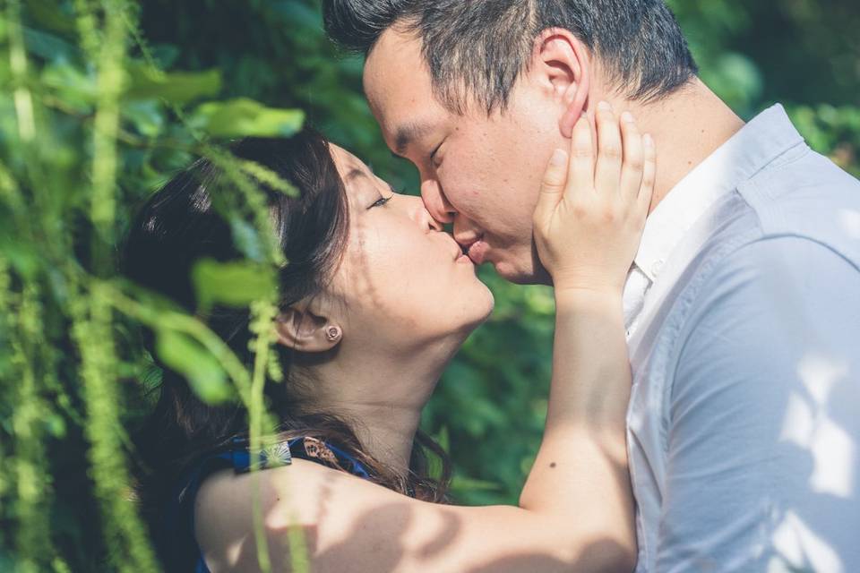 Engagement in hampstead heath