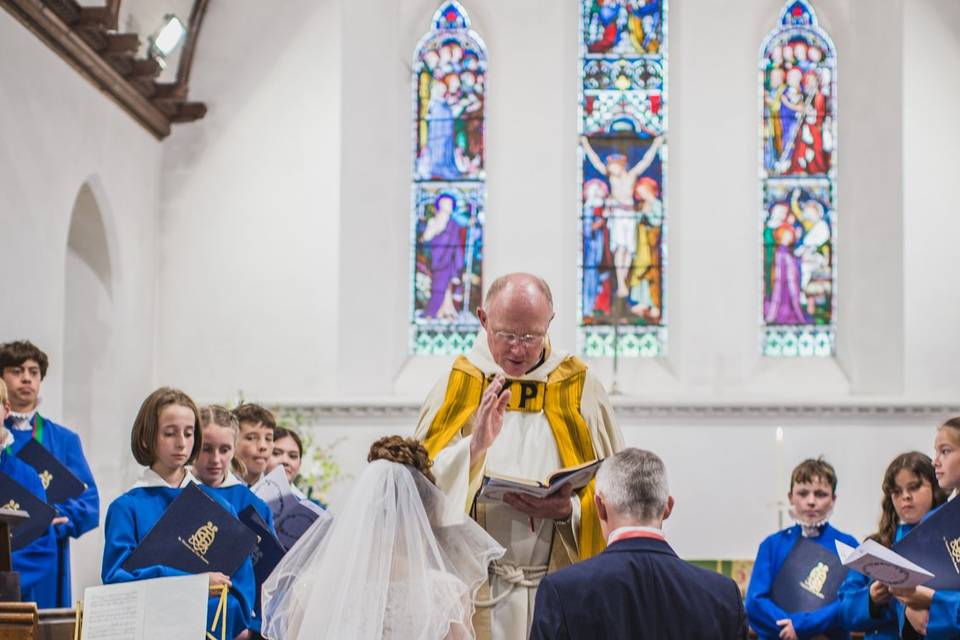 Wedding is in farnham, england